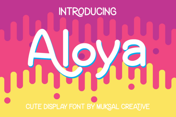 Aloya: A Friendly Display Font That Elevates Small Business Branding