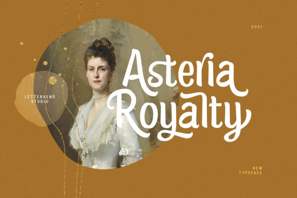 Asteria Royalty: A Vintage Display Font That Commands Attention