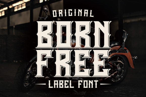 Born Free Font: A Fierce, Retro Display Typeface Review