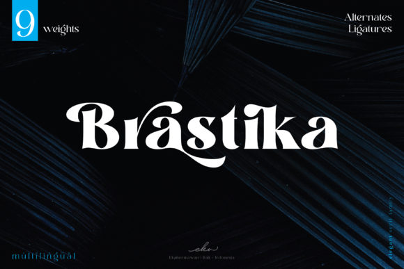 Brastika: A Bold, Stylish Display Font for Small Business Branding