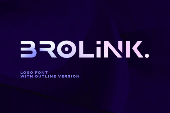 Brolink: A Modern Display Font for Editorial Identity