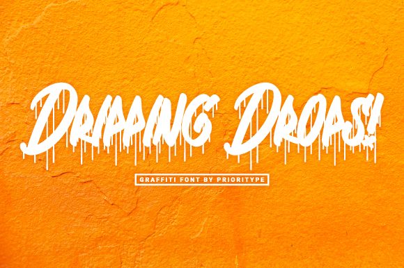 Dripping Drops: A Display Font That Adds Urban Edge to Brand Identity