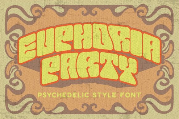 Euphoria Party: A Playful, Chunky Display Font for Joyful Headlines