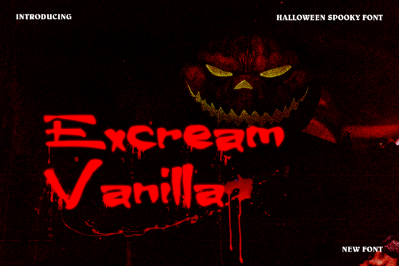 Excream Vanilla: A Display Font That Adds Instant Character