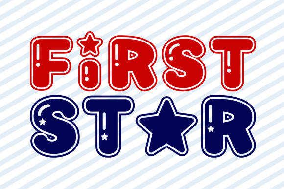 First Star: A Display Font That Twinkles With Purpose