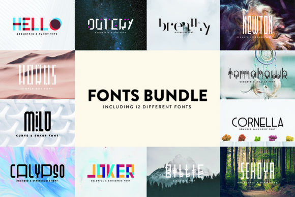 Fonts Bundle Vol 1: A Display Font Toolkit for Real Campaign Work
