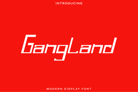 Gangland: A Bold, Speed-Fueled Display Font Worth Testing
