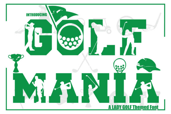 Golf Mania: A Bold Display Font That Elevates Real Small Business Branding