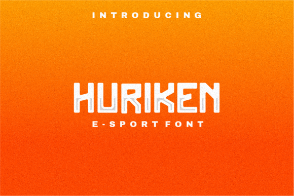 Huriken: A Bold, Unapologetic Display Font
