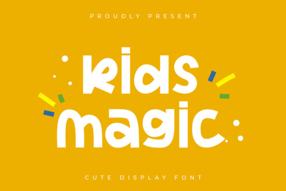 Kids Magic: A Playful Display Font for Digital Brands