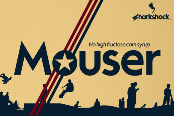 Mouser: A Clean Display Font for Small Business Branding