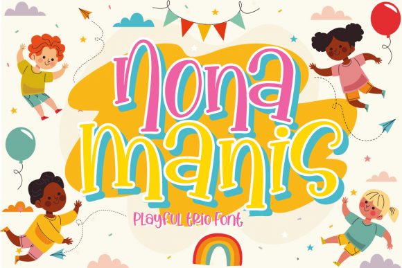 Nona Manis: A Sweet, Playful Display Font for Joyful Editorial Moments