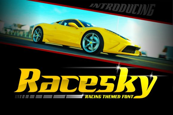 Racesky: A Display Font That Accelerates Your Campaign’s First Impression