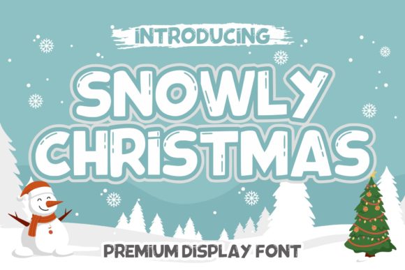 Snowly Christmas Font: Joyful Winter Typography for Makers