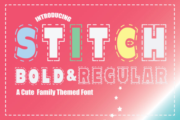 Stitch: A Bold, Handcrafted Display Font for Makers