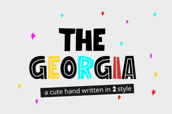 The Georgia Display Font for Bold, Friendly Web Headlines
