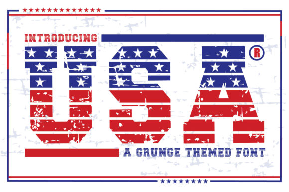 Usa Grunge: A Bold Display Font That Commands Attention Online